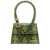 JACQUEMUS Jacquemus Le Chiquito Moyen Boucle Leather Handbag GREEN