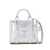 Marc Jacobs Marc Jacobs The Crossbody Metallic Tote Bag METALLIC SILVER