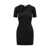 COURRÈGES Courrèges Slash Rib Knit Dress Black