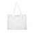 Maison Margiela Maison Margiela Quilted Tote Bag With Large Embroidery WHITE