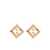 Fendi Fendi Ff Link Earrings Gold