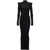 Balmain Balmain Long Checked Dress Black