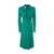 Alberta Ferretti Alberta Ferretti Wrap Midi Dress Clothing GREEN