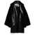 Alberta Ferretti Alberta Ferretti Short Reversible Coat Black