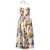 Dolce & Gabbana Dolce & Gabbana Printed Cotton Midi Dress WHITE