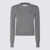 AMI Paris AMI Paris Grey Wool Knitwear GREY