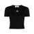 Fendi Fendi Logo Cotton T-Shirt Black