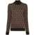 Fendi Fendi Ff Cotton High-Neck Sweater BROWN