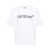 Off-White Off-White Bookish Logo Cotton T-Shirt WHITE