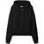 Off-White Off-White Logo Cotton Hoodie Black