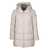 Peuterey Peuterey Medium Down Jacket In Double Fabric Beige