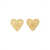 Dolce & Gabbana Dolce & Gabbana Heart Earrings With Dg Logo GOLD