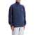 MAISON KITSUNÉ 'Half-Zip Sweatshirt With Fox Head INK BLUE