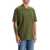 MAISON KITSUNÉ 'Bold Fox Head Comfort Fit Polo Shirt MILITARY GREEN