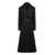 Max Mara Max Mara Bouquet Wool And Cashmere Coat Black