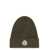 Moncler Moncler Ribbed Knit Beanie GREEN