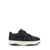 DSQUARED2 Black Low Top Sneakers With Logo Lettering On The Tongue In Leather Man Black