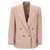 Stella McCartney Stella McCartney Double-Breasted Wool Blazer PINK