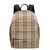 Burberry Burberry Printed Nylon Backpack Beige