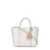 Tory Burch Tory Burch Ivory And Beige Leather Perry Tote Bag Beige