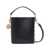 Stella McCartney Stella McCartney Frayme Bucket Bag In Faux Leather Black