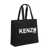 Kenzo Kenzo Large ` Utility` Canvas Tote Bag Black