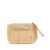 RABANNE Rabanne Clutch In Natural Raffia Beige