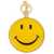 Moschino Moschino Smiley Key Ring YELLOW