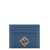 Fendi Fendi Ff Diamonds Logo Detail Leather Card Holder BLUE