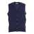 Kangra Kangra Cashmere Knitted Vest Black