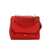 LANCEL Lancel Hand Held Bag. RED