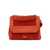 LANCEL Lancel Hand Held Bag. RED