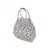 HIBOURAMA Hibourama Jewel Handbag With Applied Crystals SILVER