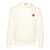 Comme des Garçons Comme Des Garçons Logo Cotton Hoodie WHITE