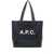 A.P.C. A.P.C. Axel E W Tote Bag Bags BLUE