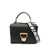 Coccinelle Coccinelle Arlettis Hammered Calfskin Leather Handbag Black