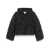 Ganni Ganni Short Puffer Jacket With Logo Embroidery Black