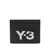 Y-3 Y-3 Adidas Logo-Print Leather Cardholder Black