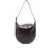 Jil Sander Jil Sander Medium Moon Bag In Calf Leather With Front Logo PURPLE