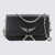 Zadig & Voltaire Zadig&Voltaire Black Leather Rock Nano Swing Your Wings Bag NOIR SILVER