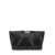 Brunello Cucinelli Black Clutch With Monil Detail In Leather Woman Black