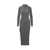 Michael Kors Michael Kors Ruched Midi Dress GREY