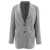 Brunello Cucinelli Brunello Cucinelli Cashmere Jersey Deconstructed Blazer With Monili GREY