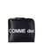 Comme des Garçons Comme Des Garçons Huge Leather Zipped Coin Purse Black