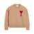 AMI Paris Ami Sweaters CAMEL/RED