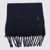 AMI Paris AMI Paris Navy Blue Wool Scarves BLUE