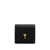 AMI Paris AMI Paris Paris Paris Compact Leather Wallet BLACK/VIBRATED BRASS