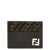 Fendi 'Squared FF' card holder Brown