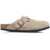 Birkenstock Shearling clogs 'Boston' Beige