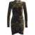 Guess by Marciano Velvet dress with gathering Multicolor